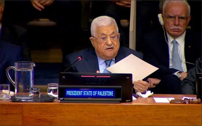 A palesztin elnök újabb antiszemita kirohanása az ENSZ–ben